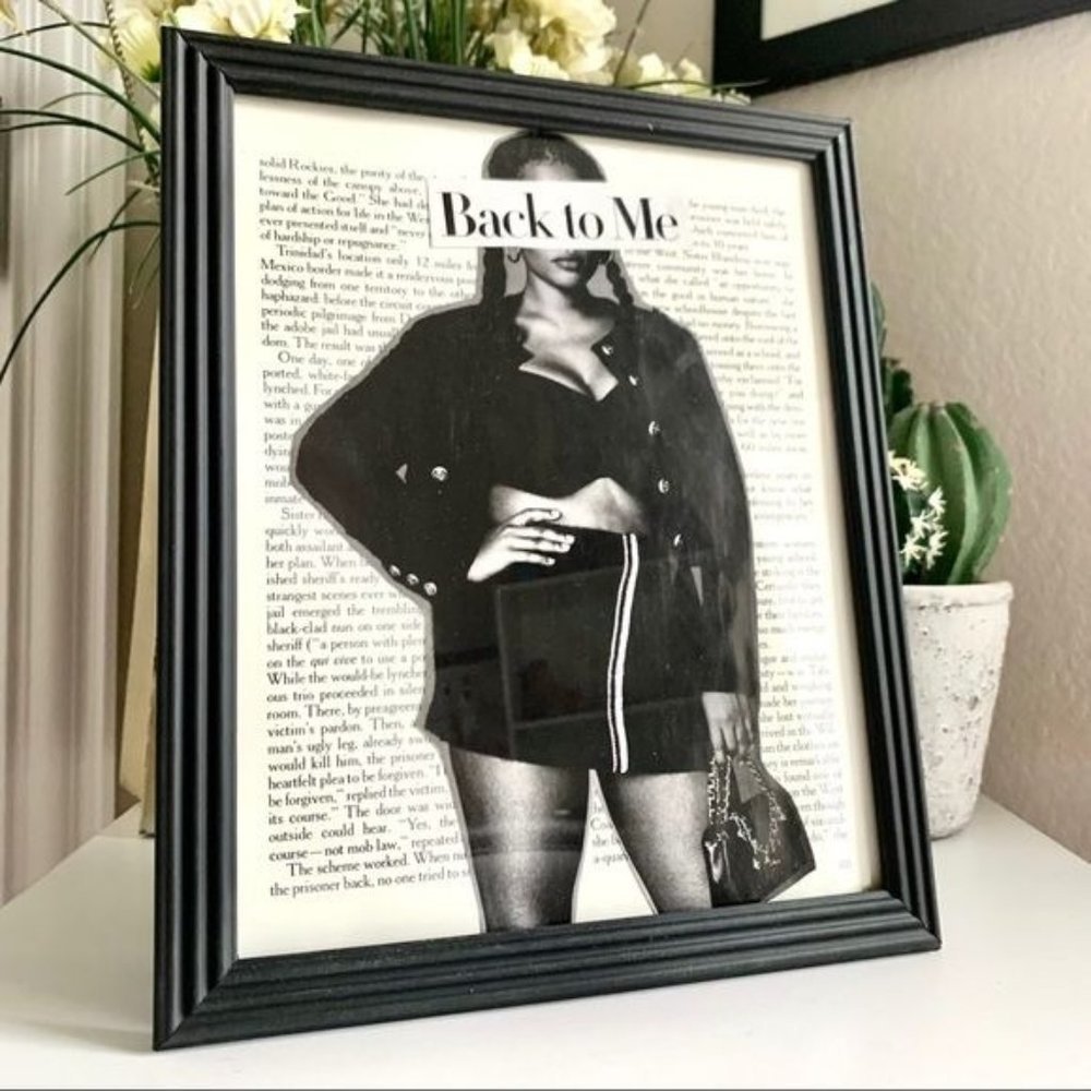 "Back to Me" Theme Handmade 8x10 Fashion Collage